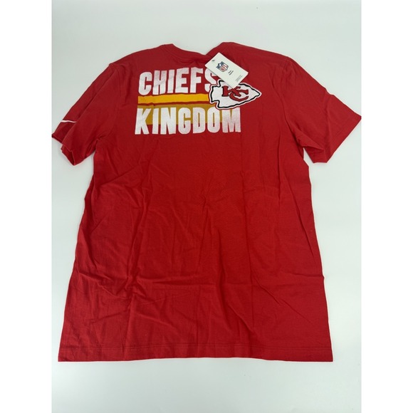 Nike Men's Kansas City Chiefs Red Chiefs Kingdom T-Shirt Medium M NEW - Picture 6 of 6